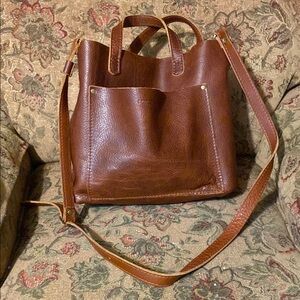 Portland Leather Rich Brown Tote Bag